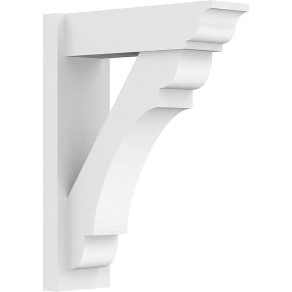 Ekena Millwork Olympic Architectural Grade PVC Outlooker with Traditional Ends, 7"W X 20"D X 26"H OUTP07X20X26OLY01 - main